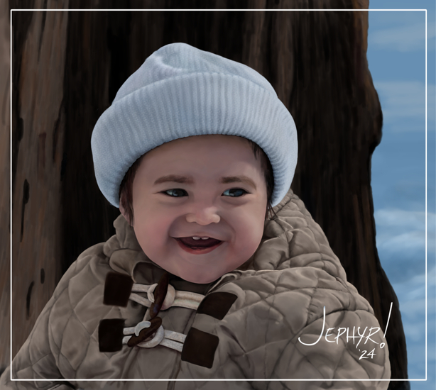 'Emiliano' &mdash; Digital Painting - Copyright 2024 - Jephyr - All Rights Reserved - NOAI -  NO AI